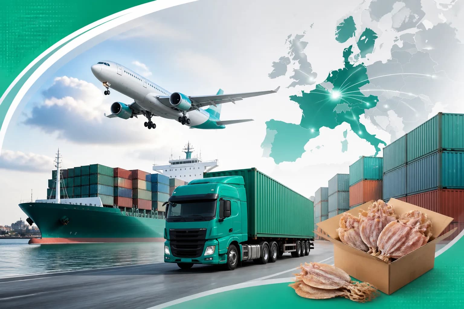 Gửi khô mực đi Đức: Quy trình, thủ tục, đóng gói và chi phí từ A-Z