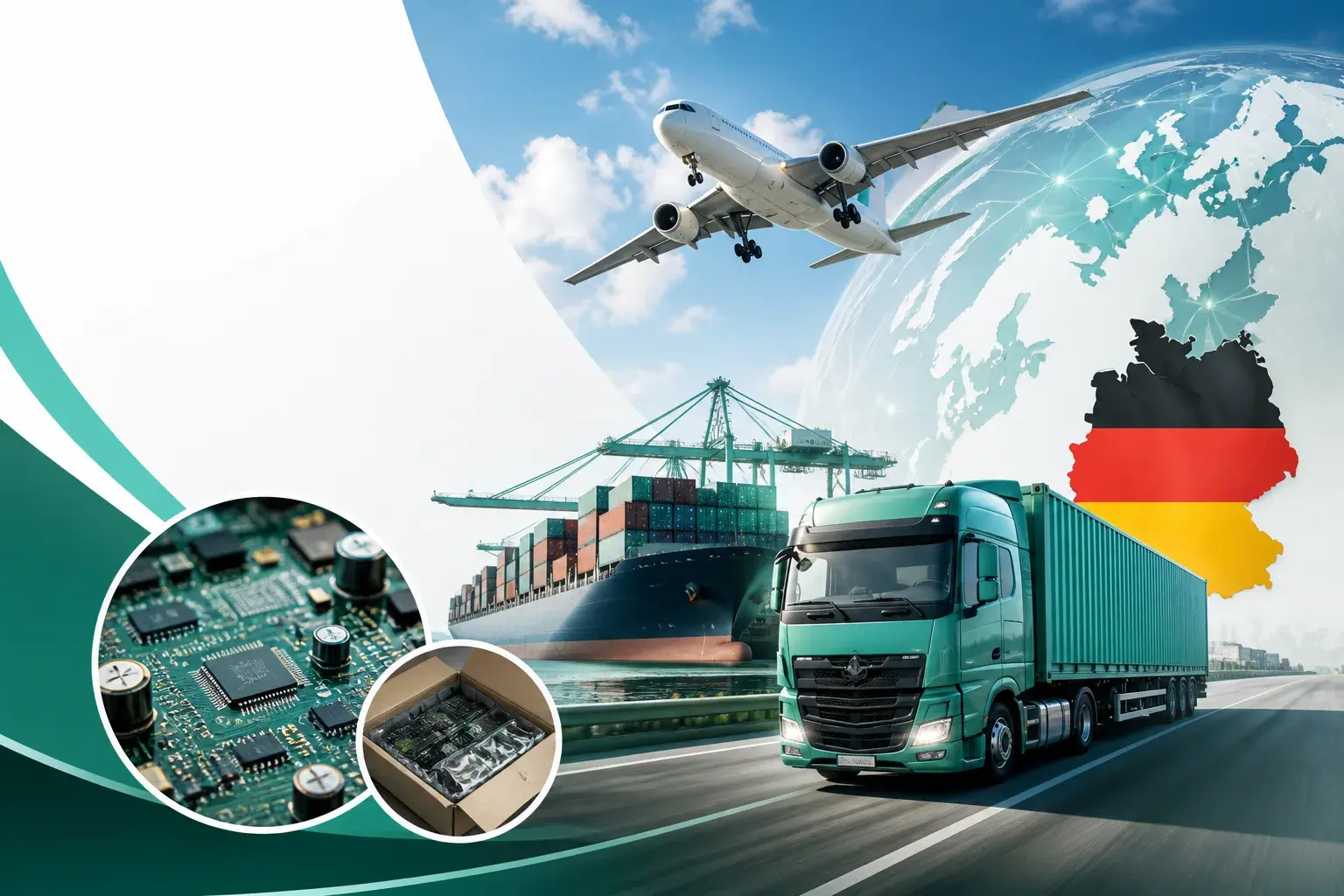 Gửi linh kiện điện tử đi Đức: Quy trình, lưu ý & bảng giá dịch vụ Door-to-Door