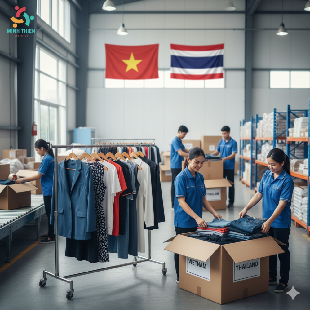 Gửi áo quần đi Thái Lan