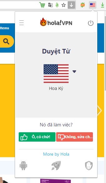 vượt qua các website chặn ip Việt Nam bằng cách sử dụng Hola